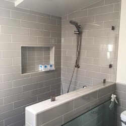 Beautiful shower remodel