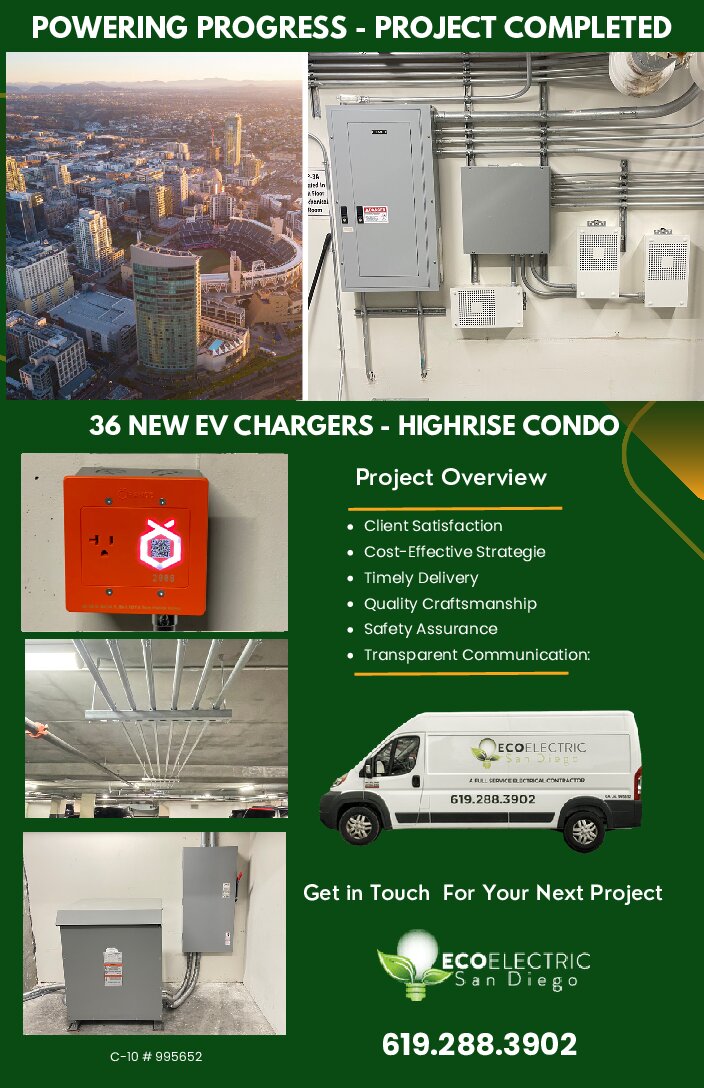 36 electric vehicle chargers
